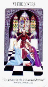 VI The Lovers, Shakespearian Tarot VI The Lovers, Shakespearian Tarot